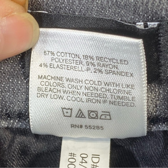 Express Skinny Jeans Womens 4R Gray Two Toned High Rise Stretch Casual Denim - Picture 6 of 14